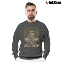Men’s Popeye Hustle No Limits Graphic Crewneck Sweatshirt in charcoal | Cozy Fabric, Clean Style