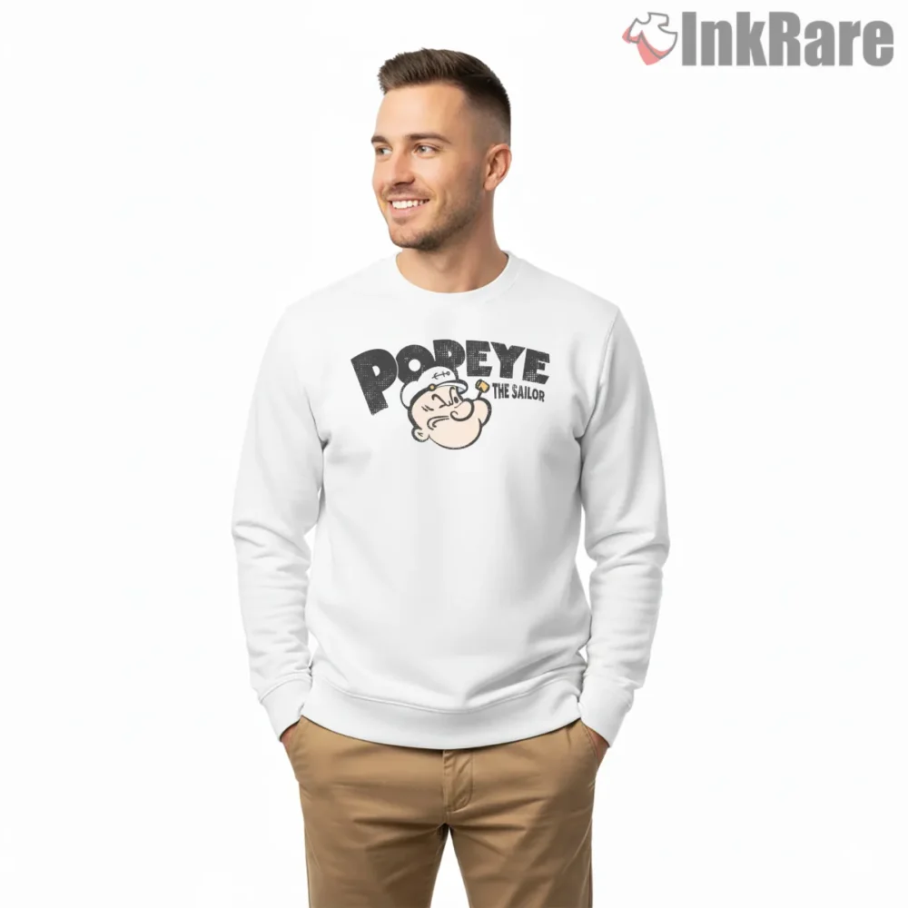 Popeye The Sailor Vintage 1929 Logo Shirt on graphic shirt for men graphic tee