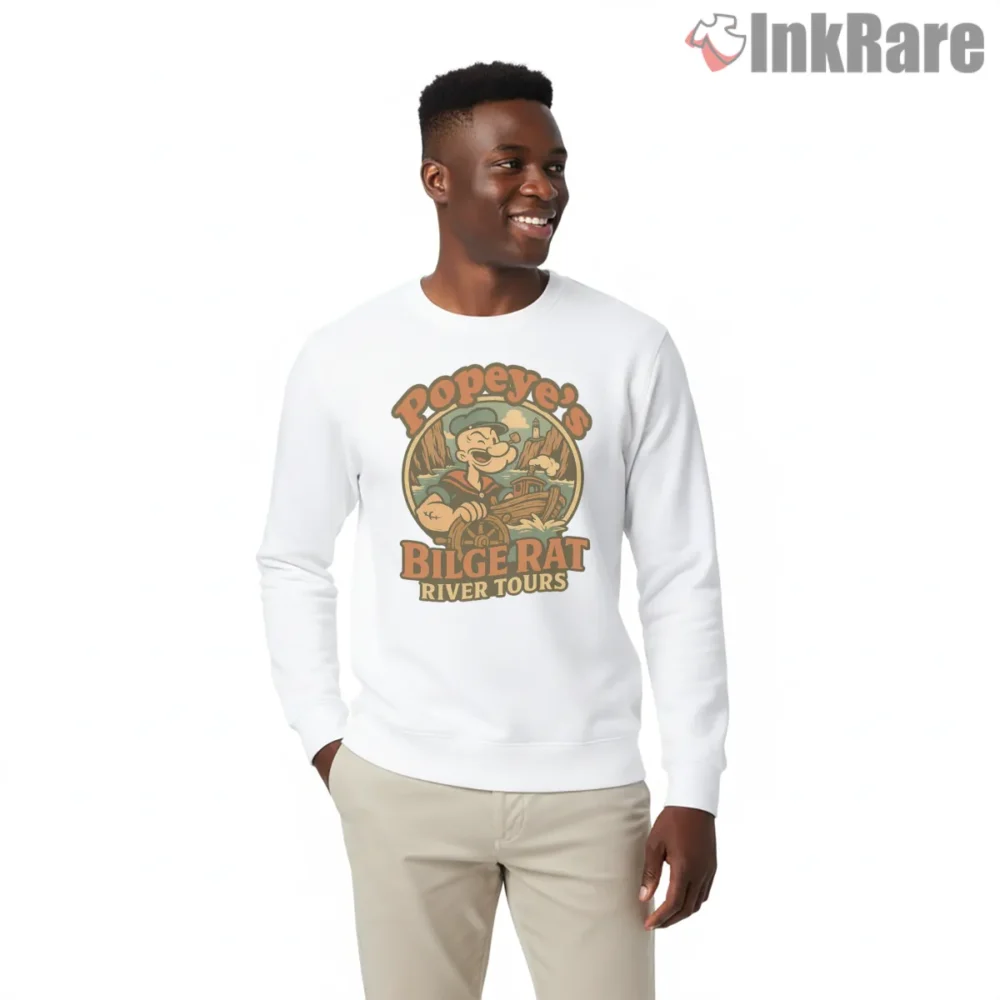 Popeyes Bilge Rat River Tours Adventure Shirt on graphic shirt for men graphic tee