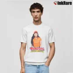 Men’s Popeyes Chicken And Biscuits Funny Graphic Classic T-Shirt in white | Soft, Breathable Everyday Wear
