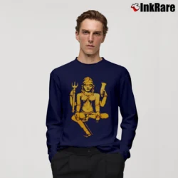 Men’s Porno For Pyros 90s Alt Rock Tour Long-Sleeve Shirt in navy | Sleek, Lightweight, Year-Round Wear