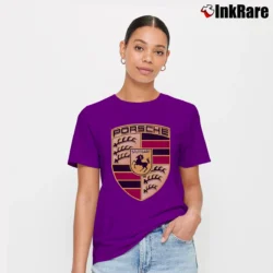 Women’s Porsche Car Logo Signature T-Shirt in purple | Soft, Flattering Fit