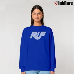 Women’s Porsche Ruf Logo Automotive Relaxed Sweatshirt in royal blue | Soft, Laid-Back Vibe