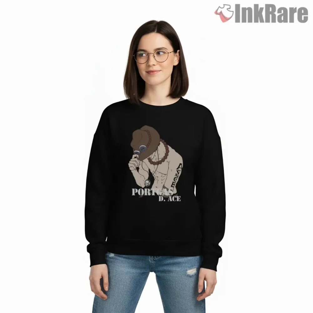 Portgas D Ace Silent Fire Legacy Anime Shirt on graphic shirt for women graphic tee