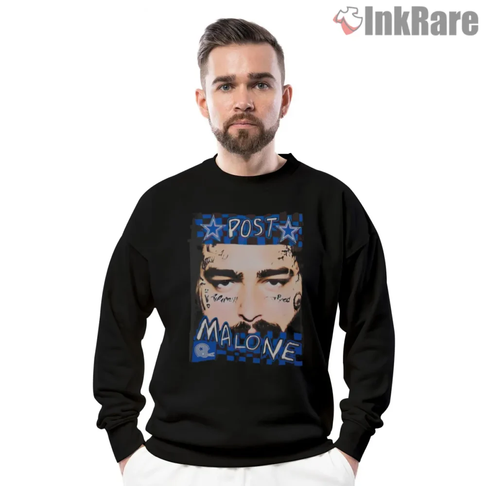 Post Malone 2023 Dallas Cowboys Fan Art Shirt on graphic shirt for men graphic tee