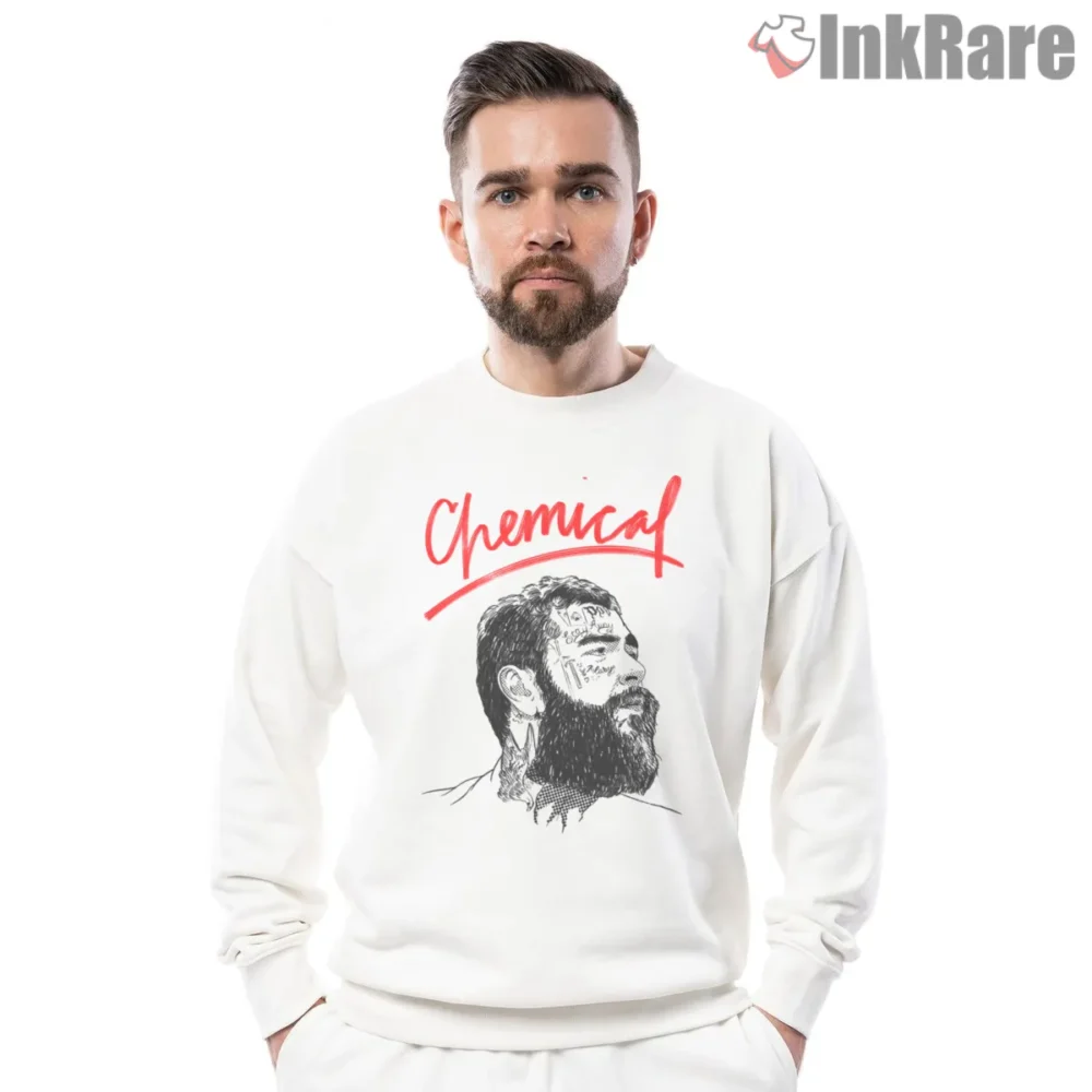 Post Malone Chemical Era Sketch Shirt on graphic shirt for men graphic tee