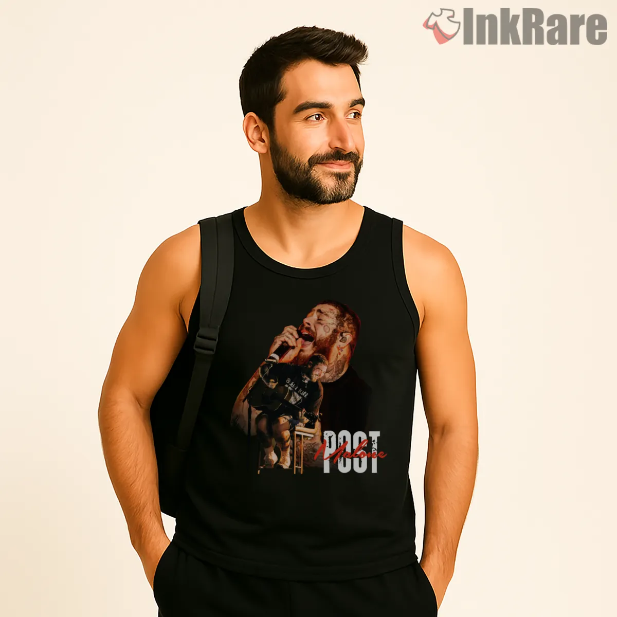 Post Malone Crowd Surf Live Show Tank Top Black Post Malone Crowd Surf Live Show Shirt on black tank top for men graphic tee