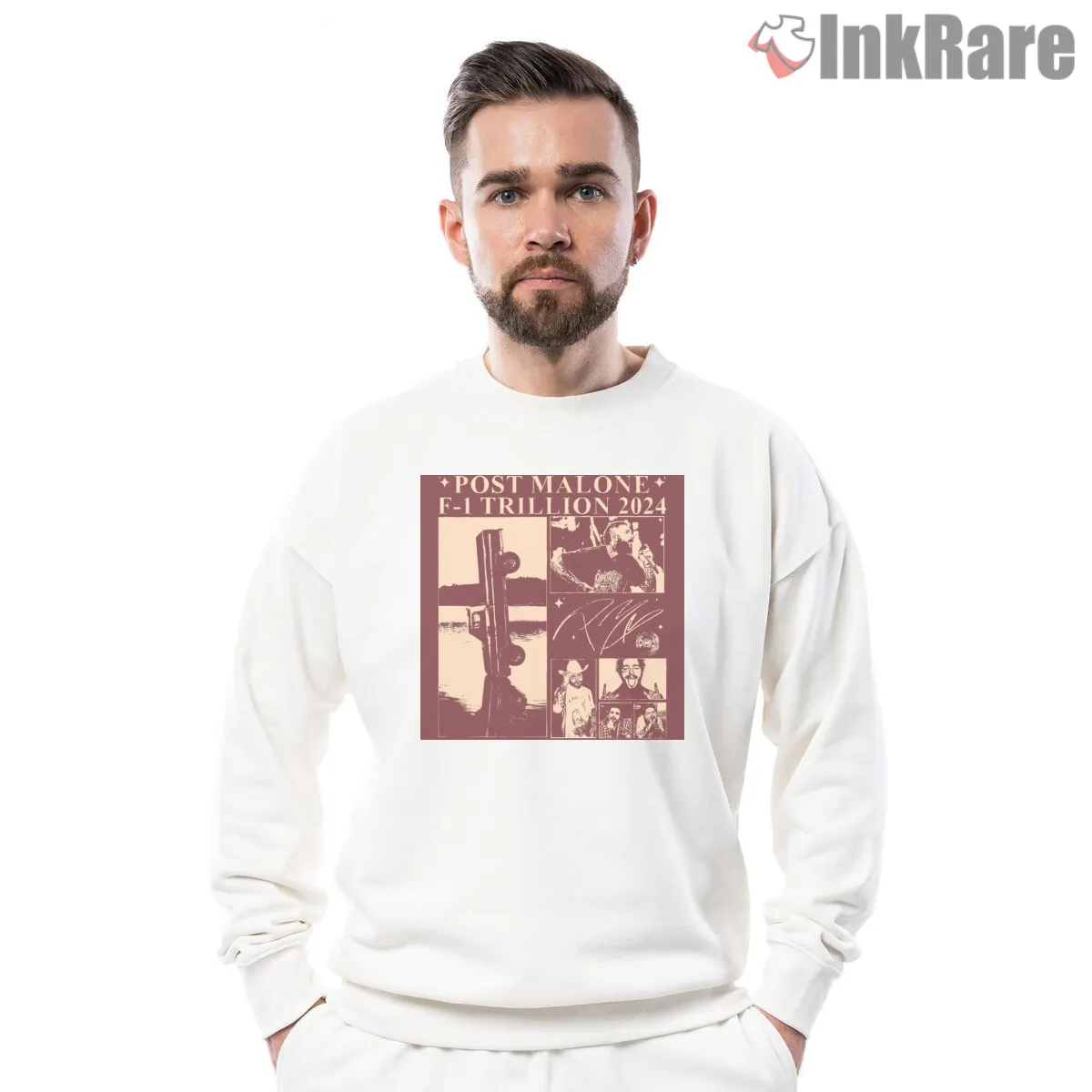 Post Malone F1 Trillion 2024 Vintage Album Art Shirt Post Malone F1 Trillion 2024 Vintage Album Art Shirt on graphic shirt for men graphic tee