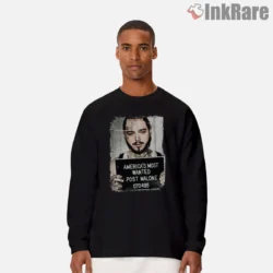 Black long sleeve with relaxed fit