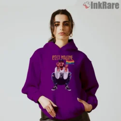 Purple hoodie that feels soft and celebrates LGBTQ pride