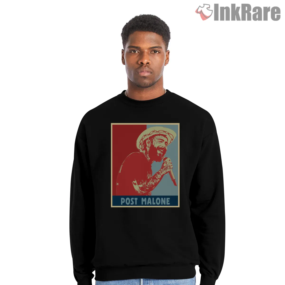Post Malone Retro Colorful Poster Portrait Shirt on graphic shirt for men graphic tee