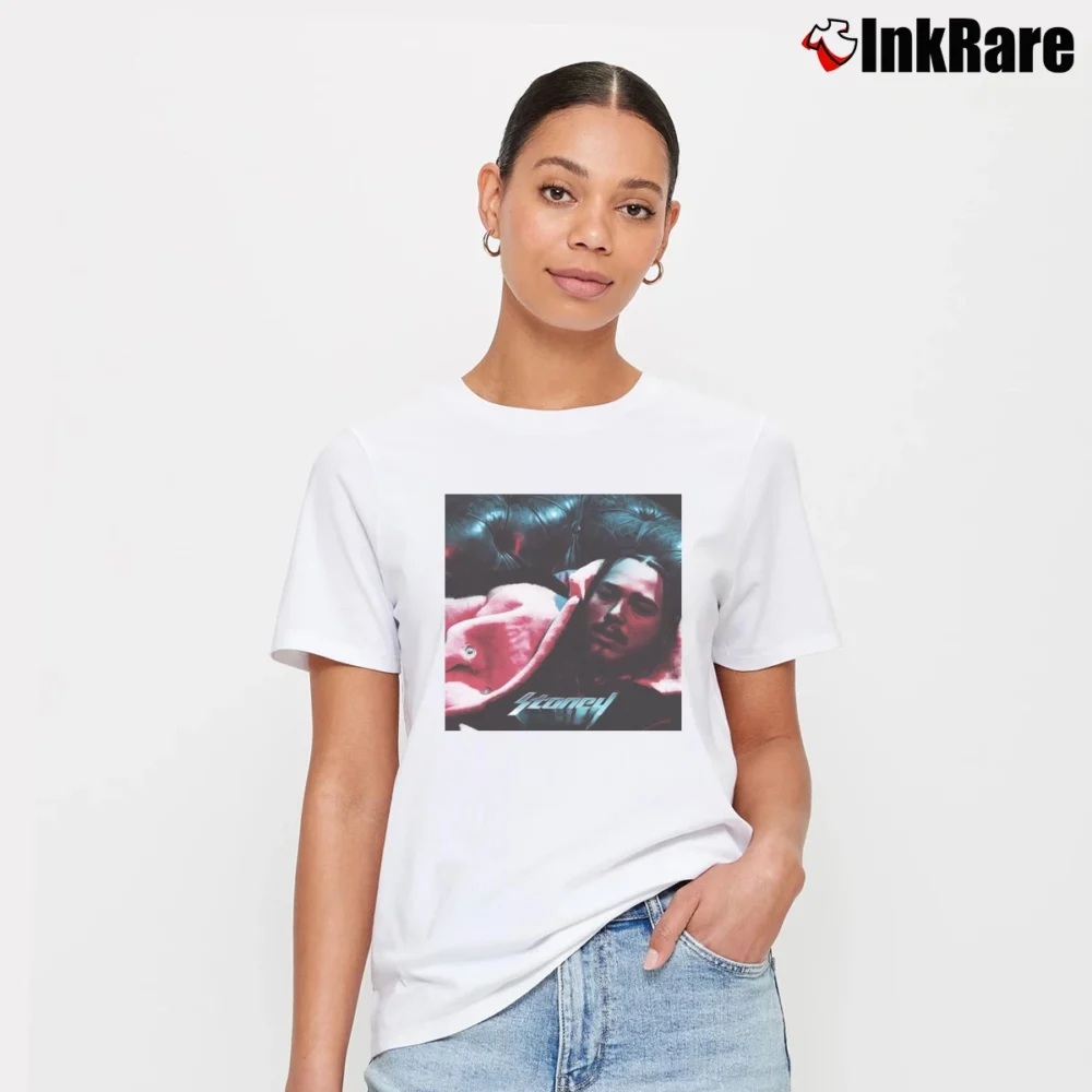Women’s Post Malone Stoney Music Graphic Signature T-Shirt in white | Soft, Flattering Fit