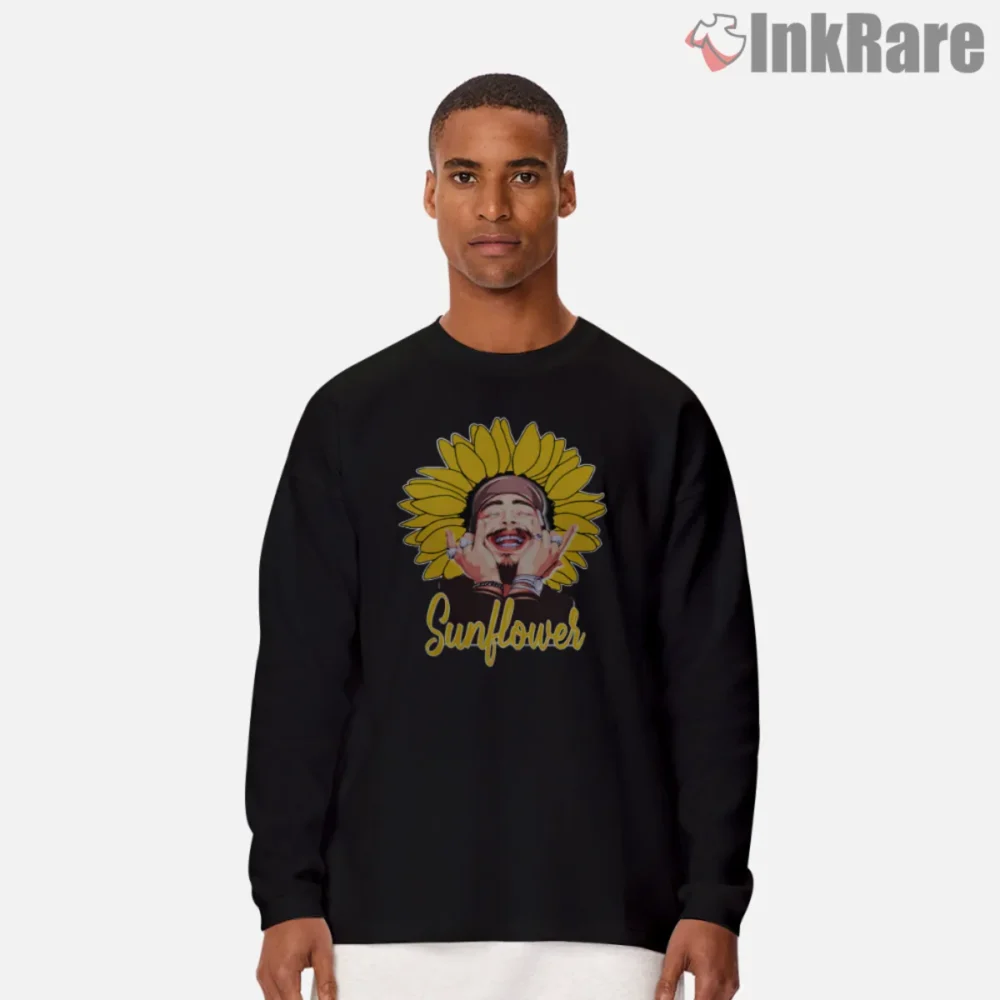 Long sleeve black version with clean fan look