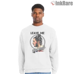 White sweatshirt with soft interior