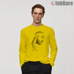 Yellow long sleeve with relaxed everyday fit