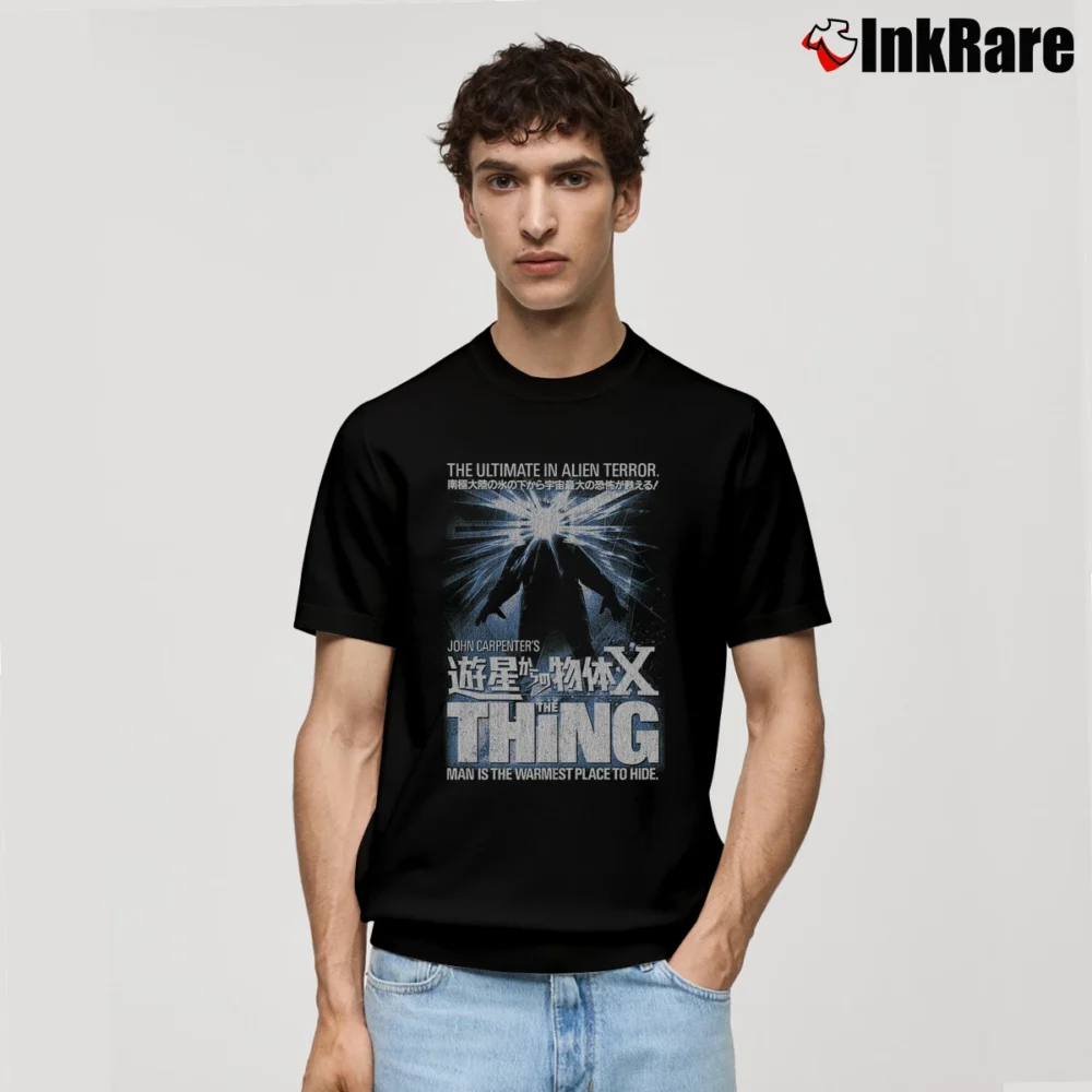 Men’s Poster John Carpenter The Thing Classic T-Shirt in black | Soft, Breathable Everyday Wear
