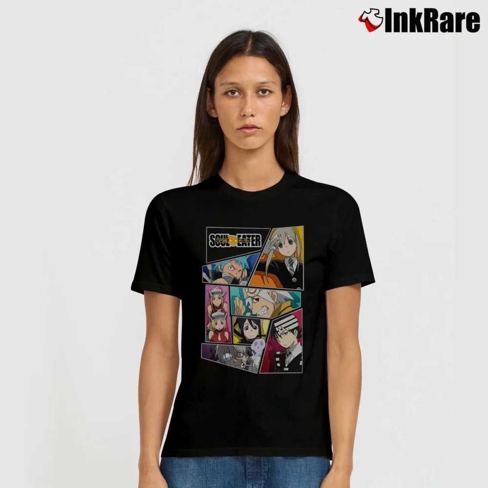 Women’s Poster Soul Eater Anime T-Shirt in black | Soft, Flattering Fit