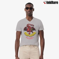 Men’s Powell Peralta Cab Classic Dragon Skate V-Neck Tee in sport grey | Sharp, Breathable, Everyday Staple