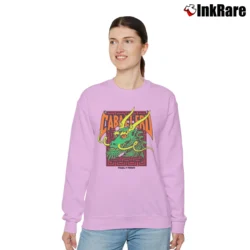 Women’s Powell Peralta Steve Caballero Green Dragon Bats Relaxed Sweatshirt in light pink | Soft, Laid-Back Vibe