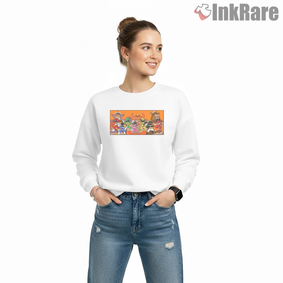 Power Rangers Cartoon Battle Team Shirt Power Rangers Cartoon Battle Team Shirt on graphic shirt for women graphic tee
