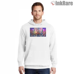 Power Rangers Cosmic Adventure Poster Shirt on white hoodie for men graphic tee