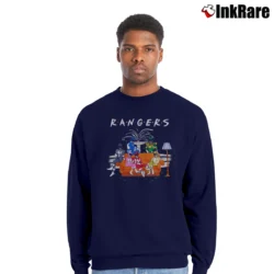 Men’s Power Rangers Couch Graphic Crewneck Sweatshirt in navy | Cozy Fabric, Clean Style
