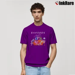 Men’s Power Rangers Couch Graphic Classic T-Shirt in purple | Soft, Breathable Everyday Wear