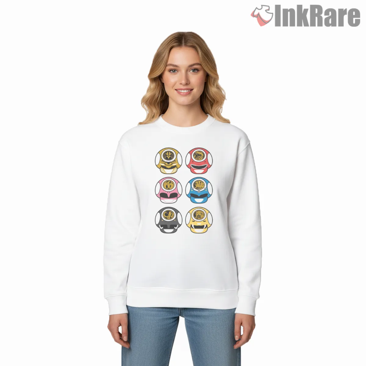 Power Rangers Mushroom Helmet Parody Shirt Power Rangers Mushroom Helmet Parody Shirt on graphic shirt for women graphic tee