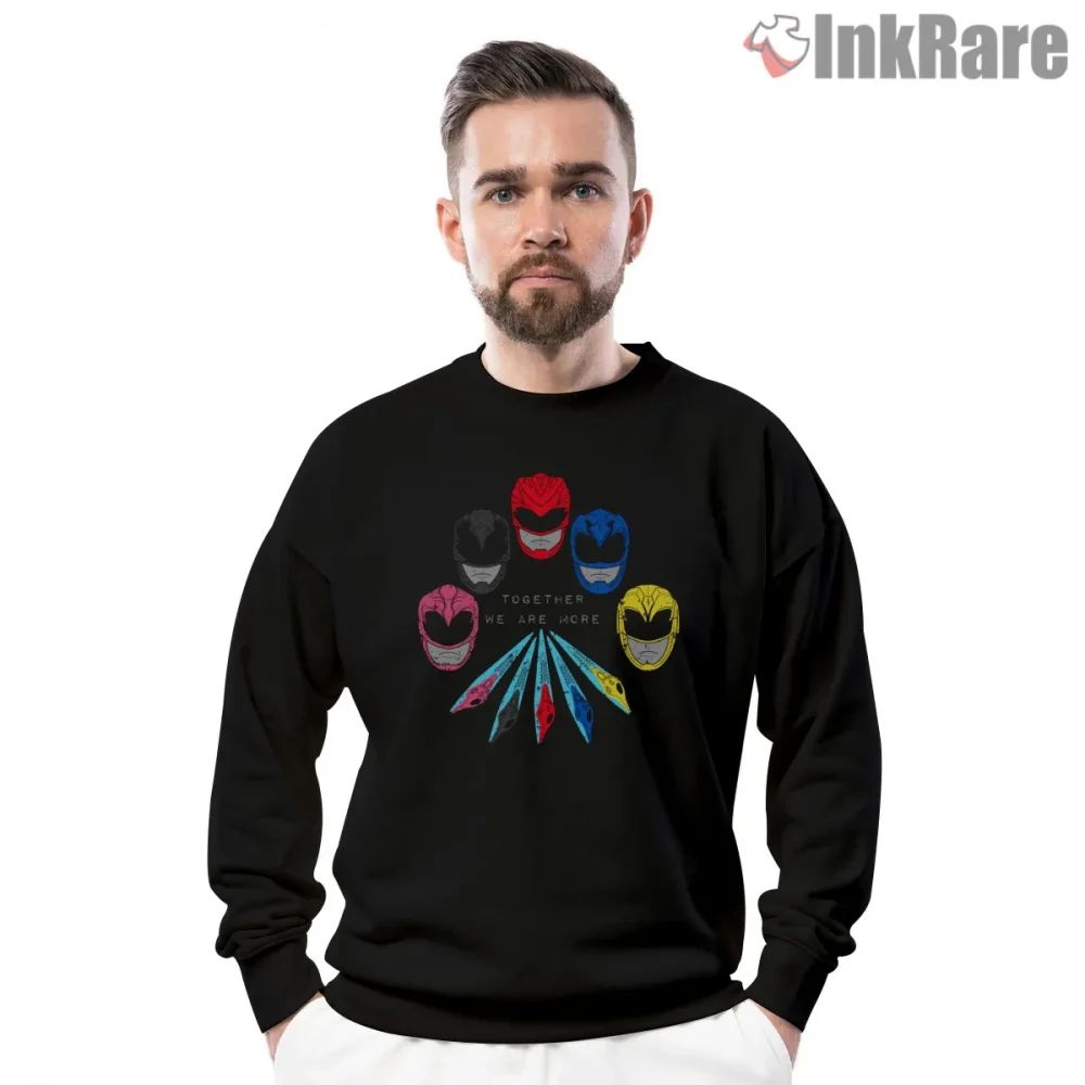 Power Rangers United Weapons Symbol Shirt on graphic shirt for men graphic tee