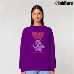 Women’s Power Trip 2018 North America Tour Relaxed Sweatshirt in purple | Soft, Laid-Back Vibe