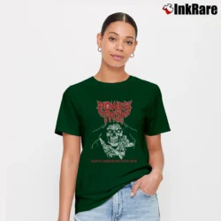 Women’s Power Trip 2018 North America Tour Signature T-Shirt in forest green | Soft, Flattering Fit