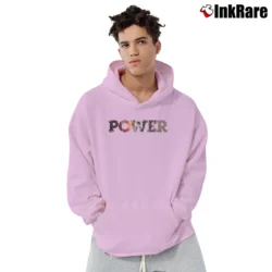 Men’s Power TV Show Season Graphic Pullover Hoodie in light pink | Cozy, Durable, Modern Fit