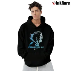 Men’s Pre Lives In Me Faith Graphic Pullover Hoodie in black | Cozy, Durable, Modern Fit