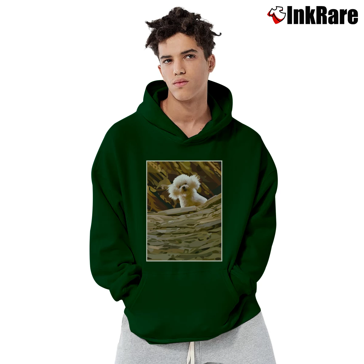 Men’s Precious Silence Of The Lambs Pullover Hoodie in forest green | Cozy, Durable, Modern Fit