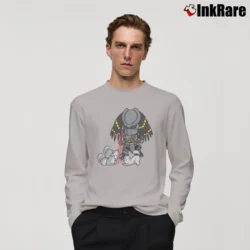 Men’s Predator Cat Laser Sight Graphic Long-Sleeve Shirt in sport grey | Sleek, Lightweight, Year-Round Wear
