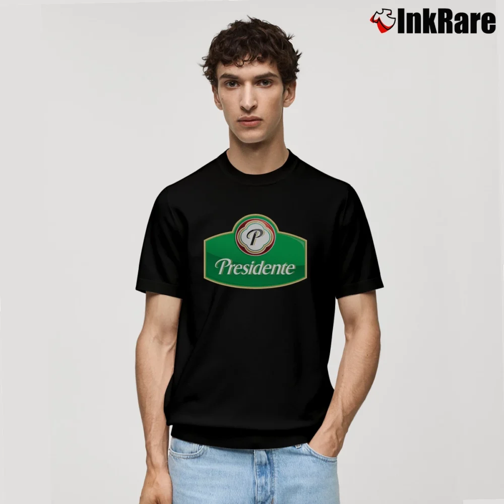 Men’s Presidente Caribbean Beer Funny Classic T-Shirt in black | Soft, Breathable Everyday Wear