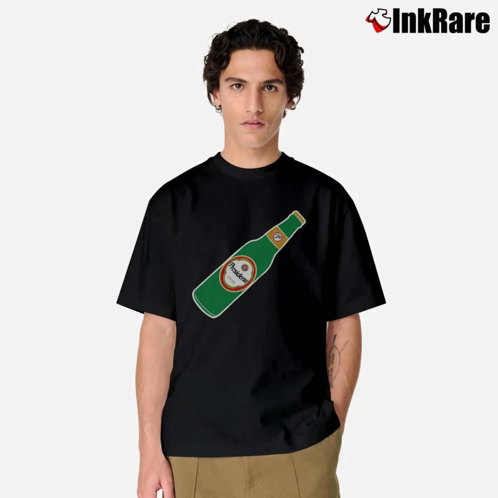 Men’s Presidente Caribbean Beer Graphic Classic T-Shirt in black | Soft, Breathable Everyday Wear