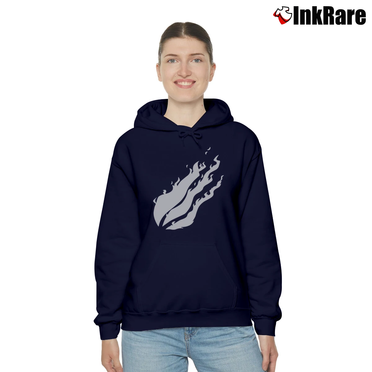 Women’s Prestonplayz Theme Teen Fashion Cozy Hoodie in navy | Warm, Structured, Stylish