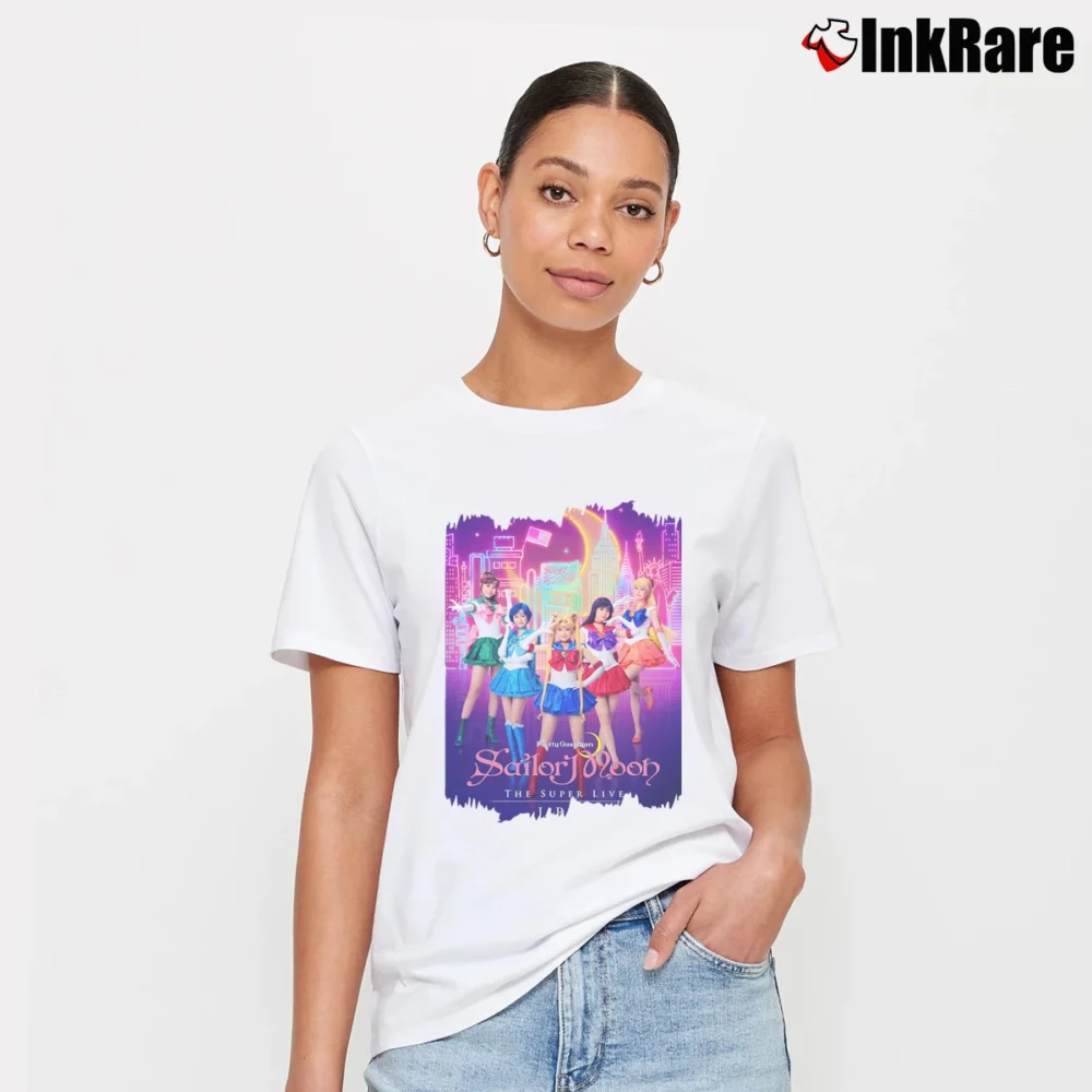 Women’s Pretty Guardian Sailor Moon T-Shirt in white | Soft, Flattering Fit