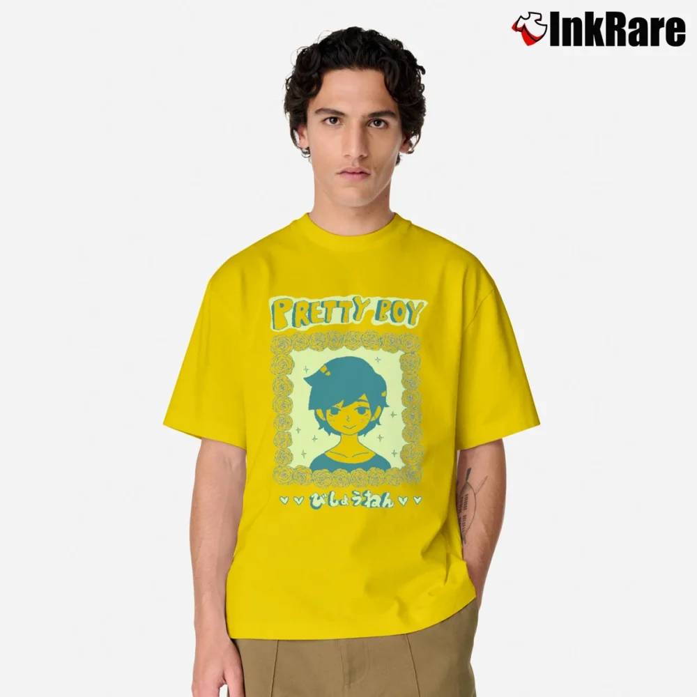 Men’s Prettyboy Pink Style Classic T-Shirt in yellow | Soft, Breathable Everyday Wear