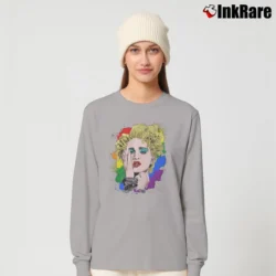 Women’s Pride Madonna Graphic Long-Sleeve Top in sport grey | Sleek, Versatile, All-Season