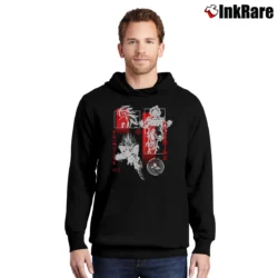 Men’s Primitive X Dragon Ball Z DBZ Collage Pullover Hoodie in black | Cozy, Durable, Modern Fit