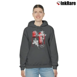 Women’s Primitive X Dragon Ball Z DBZ Collage Cozy Hoodie in charcoal | Warm, Structured, Stylish