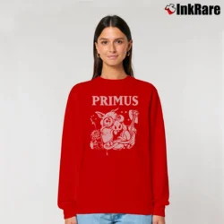 Women’s Primus Pork Soda Album Relaxed Sweatshirt in red | Soft, Laid-Back Vibe