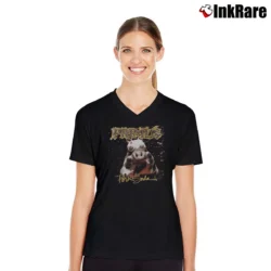 Women’s primus pork soda alternative metal album V-Neck Tee in black | Chic Neckline, Soft Texture