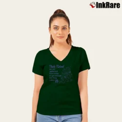 Women’s Prince And The Revolution Dearly Beloved V-Neck Tee in forest green | Chic Neckline, Soft Texture