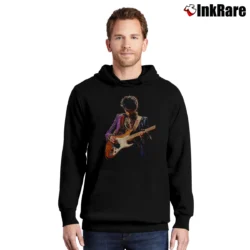 Men’s prince pop art tribute colorful music legend Pullover Hoodie in black | Cozy, Durable, Modern Fit