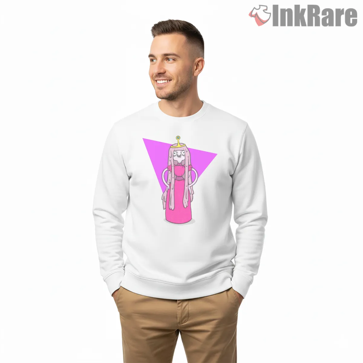 Princess Bubblegum 80s Neon Triangle Retro Shirt Princess Bubblegum 80s Neon Triangle Retro Shirt on graphic shirt for men graphic tee