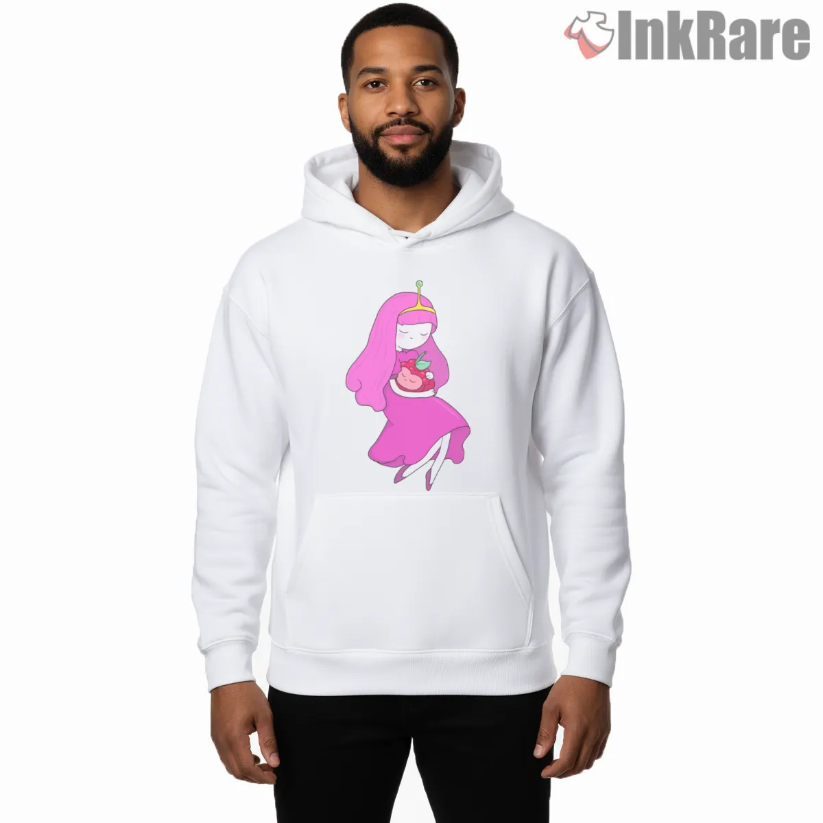 Princess Bubblegum And Wildberry Cute Duo Cartoon Hoodie White Princess Bubblegum And Wildberry Cute Duo Cartoon Shirt on white hoodie for men graphic tee