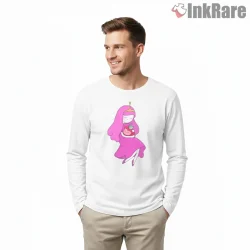 Princess Bubblegum And Wildberry Cute Duo Cartoon Shirt on white long sleeve shirt for men graphic tee